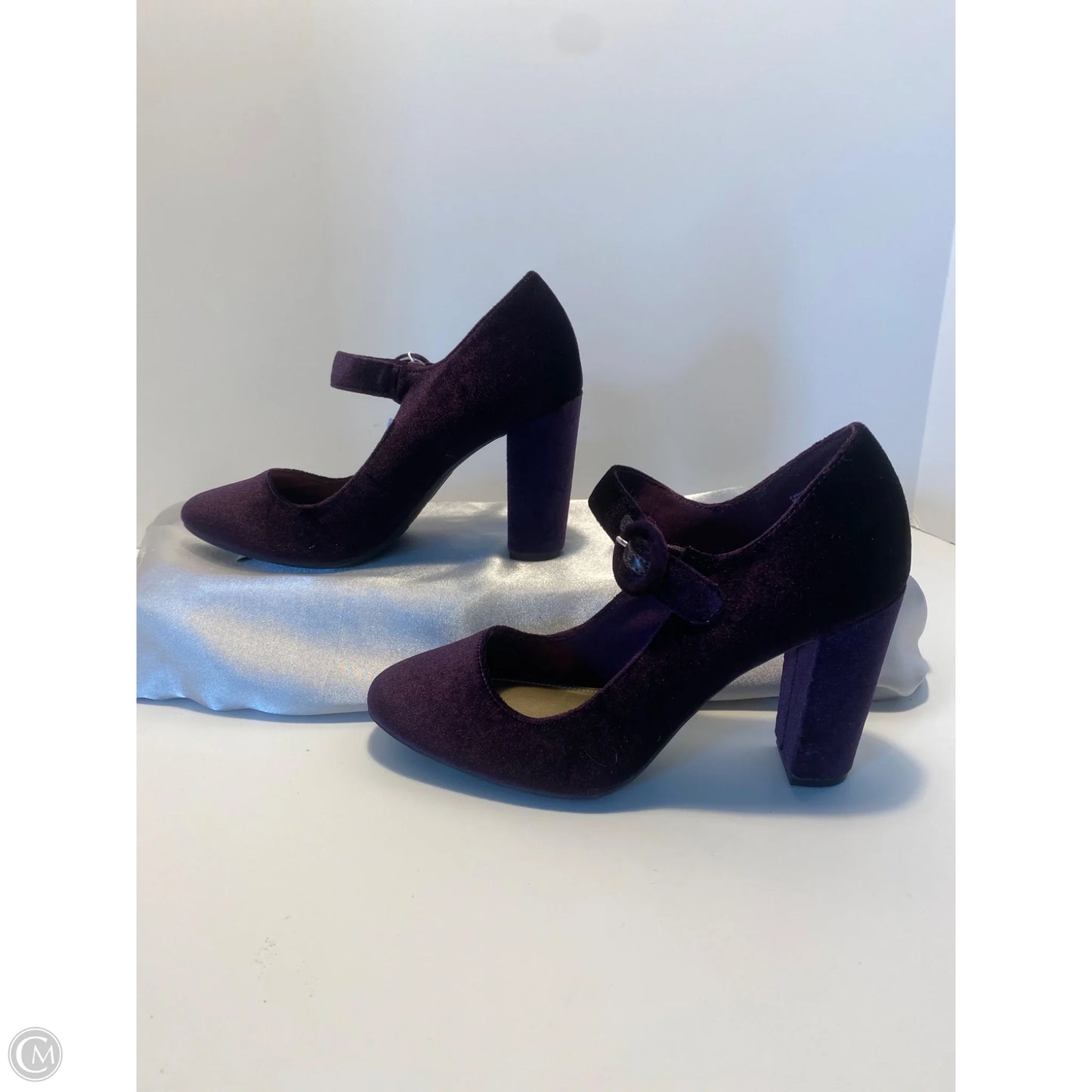 Shoes Heels Block By Christian Siriano For Payless In Purple, Size: 6.5