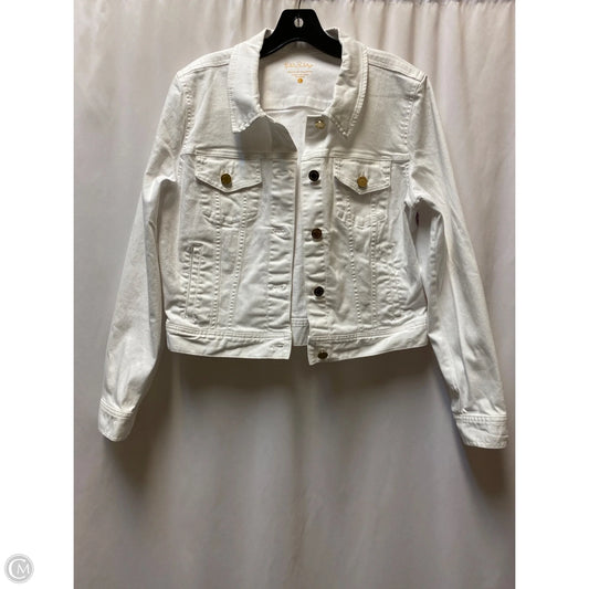Jacket Designer By Lilly Pulitzer In White, Size: L