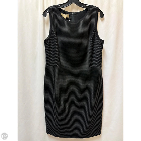 Dress Casual Midi By Talbots In Black, Size: L
