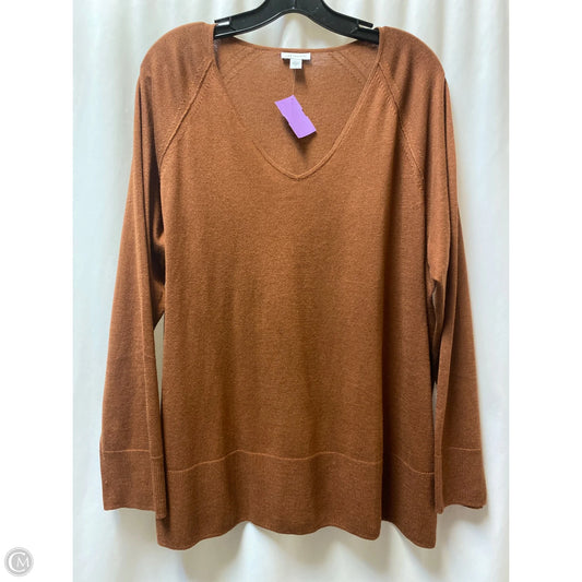 Sweater By J. Jill In Brown, Size: Xl