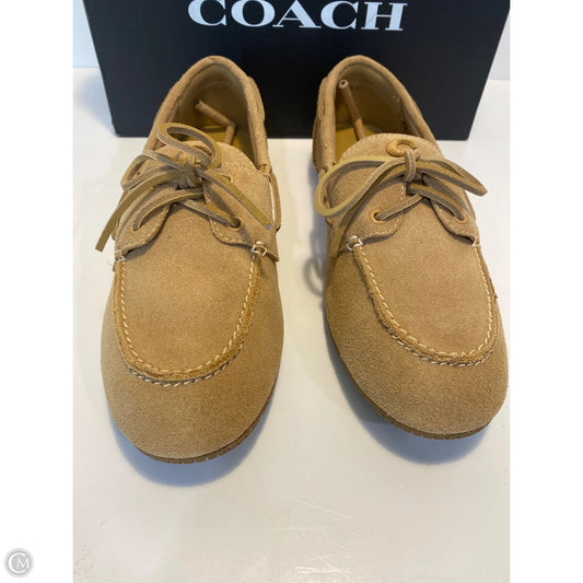 Shoes Designer By Coach In Tan, Size: 10