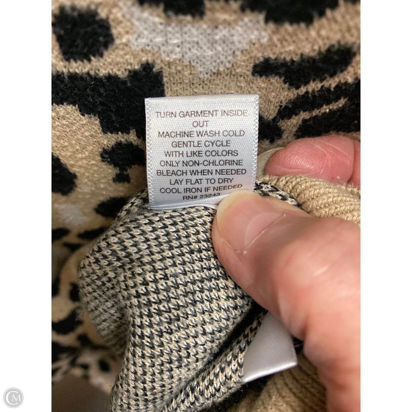 Sweater By Soho Design Group In Animal Print, Size: S