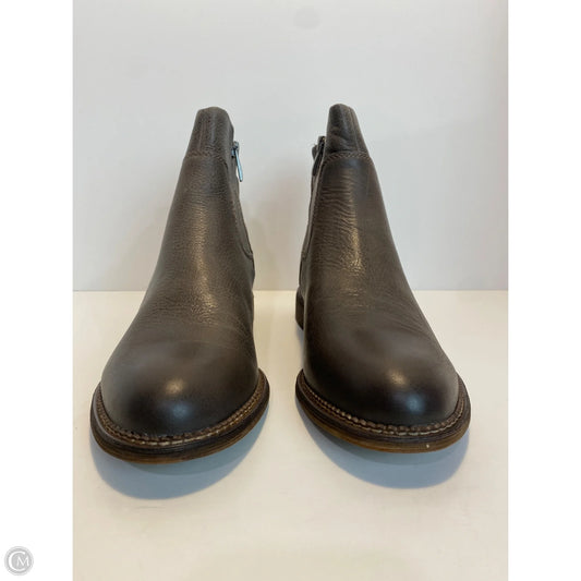Boots Ankle Heels By Franco Sarto In Grey, Size: 10