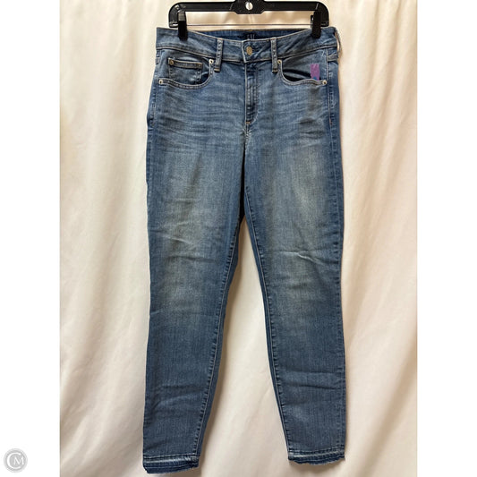 Jeans Straight By Gap In Blue Denim, Size: 10