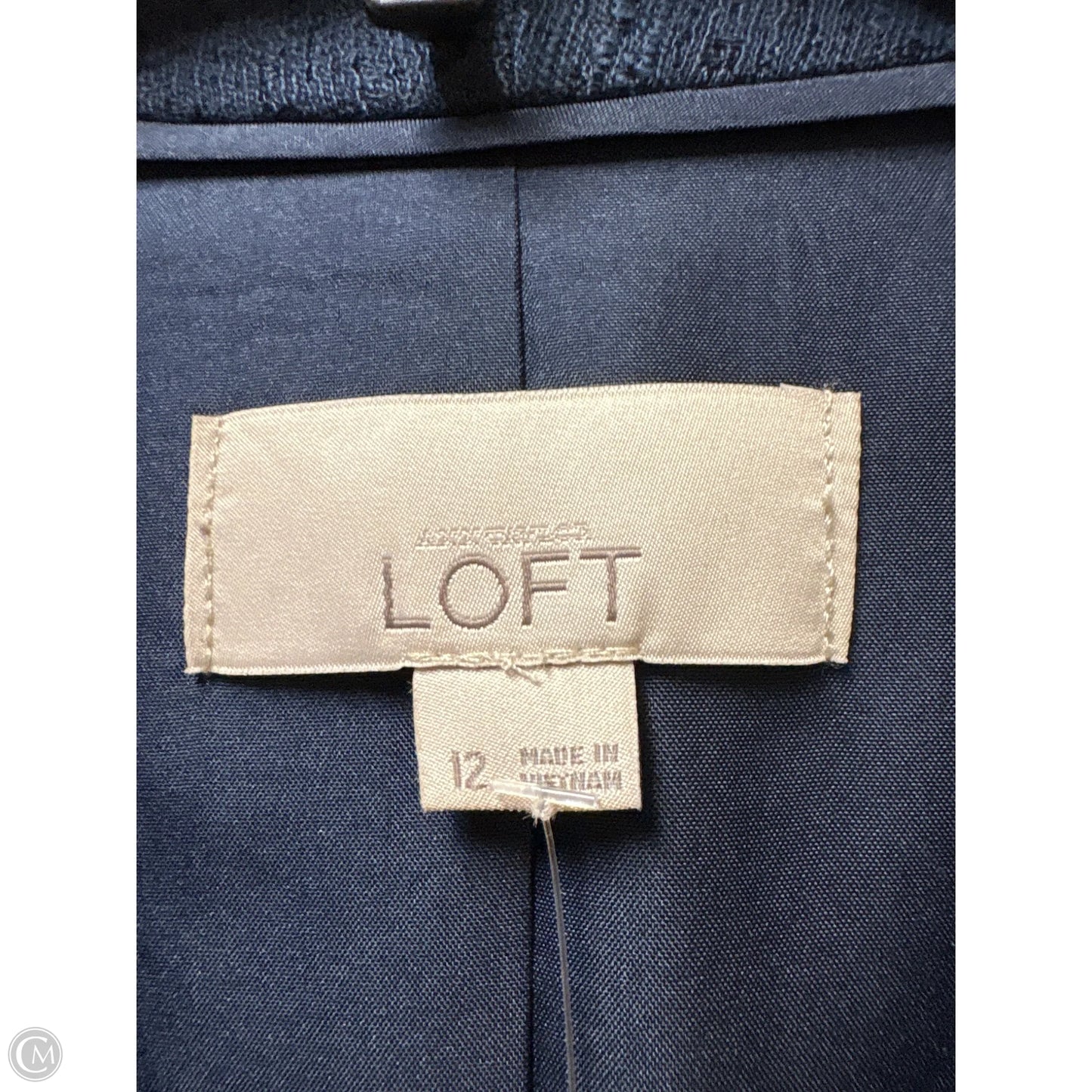 Blazer By Loft In Blue, Size: 12