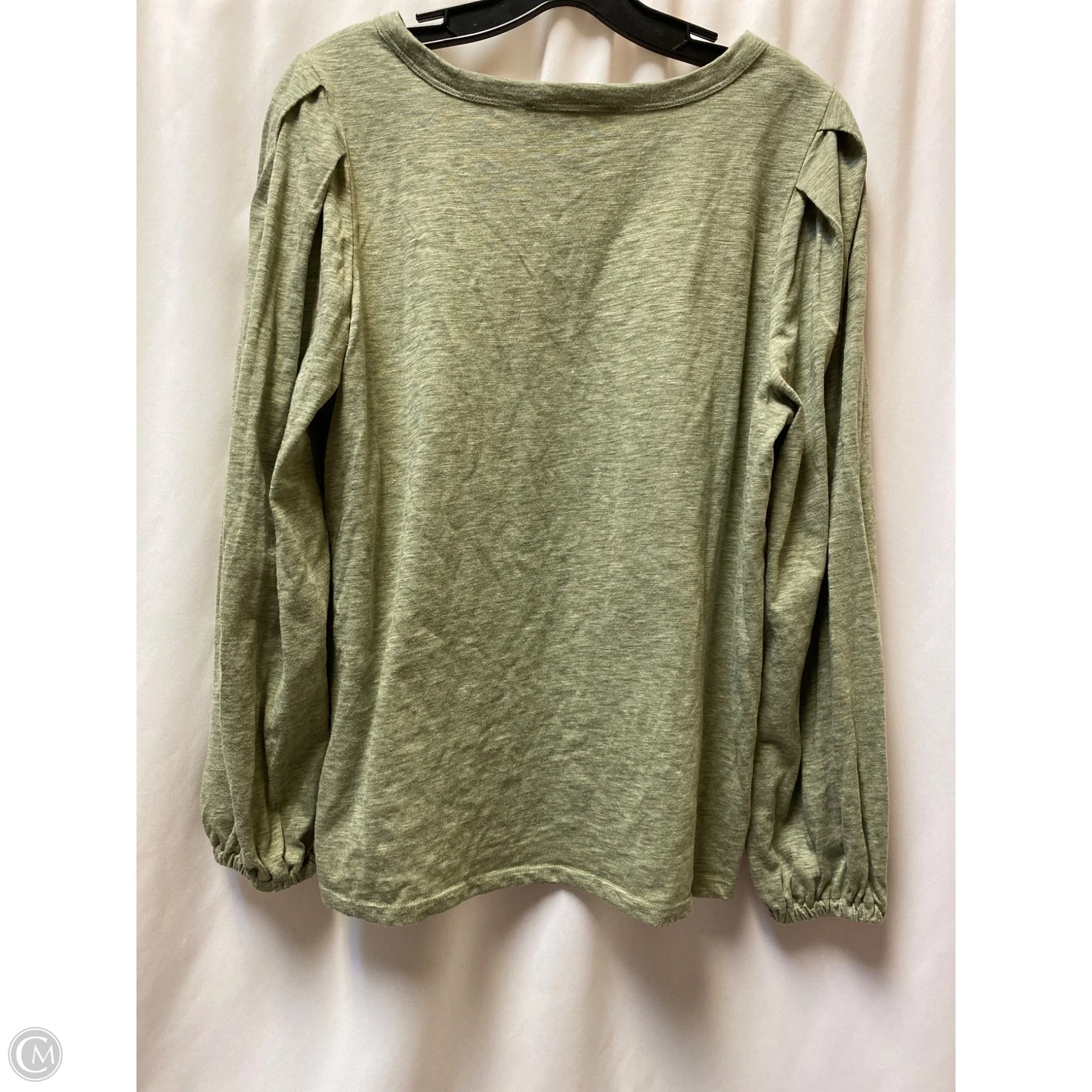 Top Long Sleeve By Loft In Green, Size: L