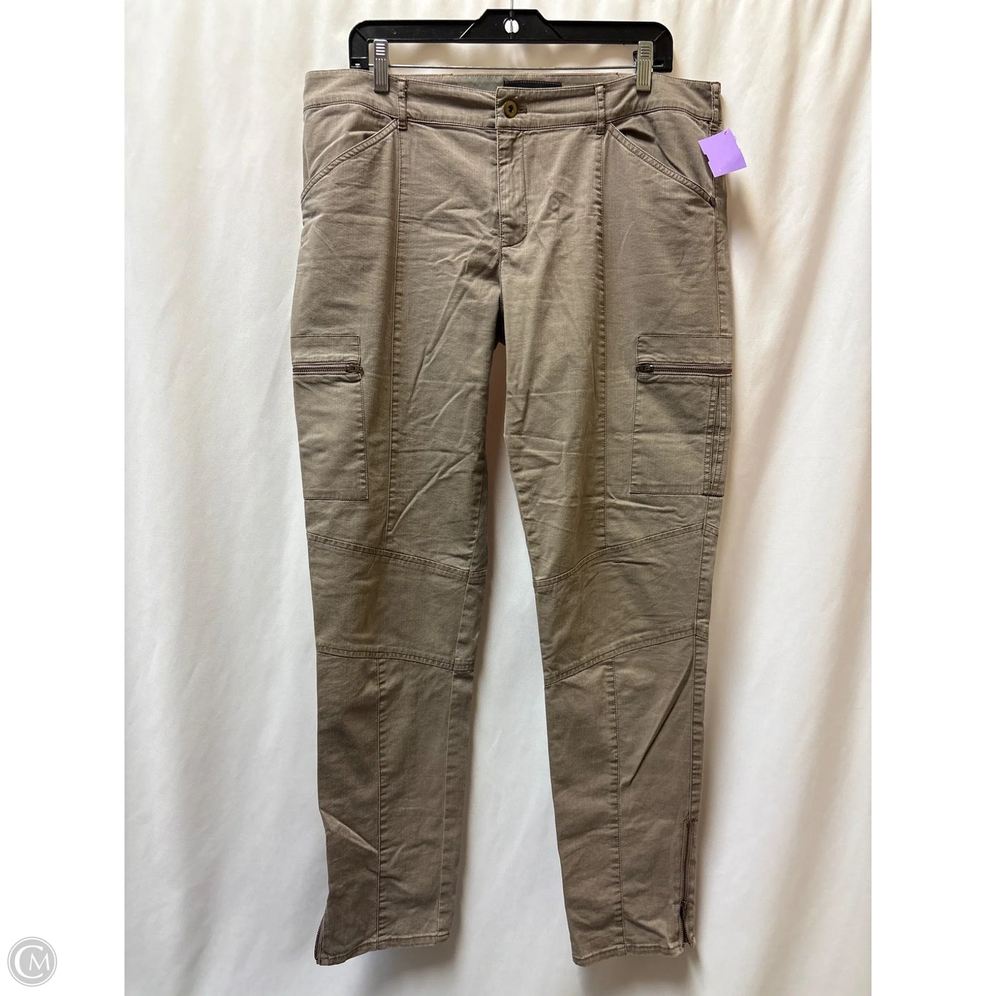 Pants Cargo & Utility By Peruvian Connection In Beige, Size: 14