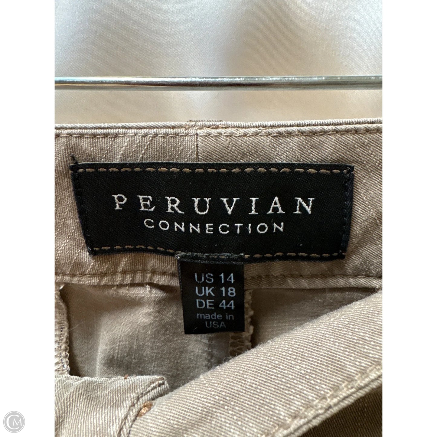 Pants Cargo & Utility By Peruvian Connection In Beige, Size: 14