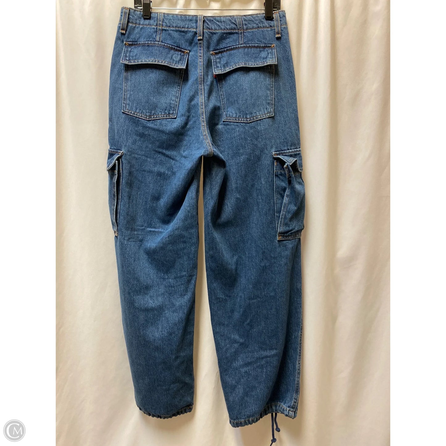 Jeans Straight By Clothes Mentor In Blue Denim, Size: 28