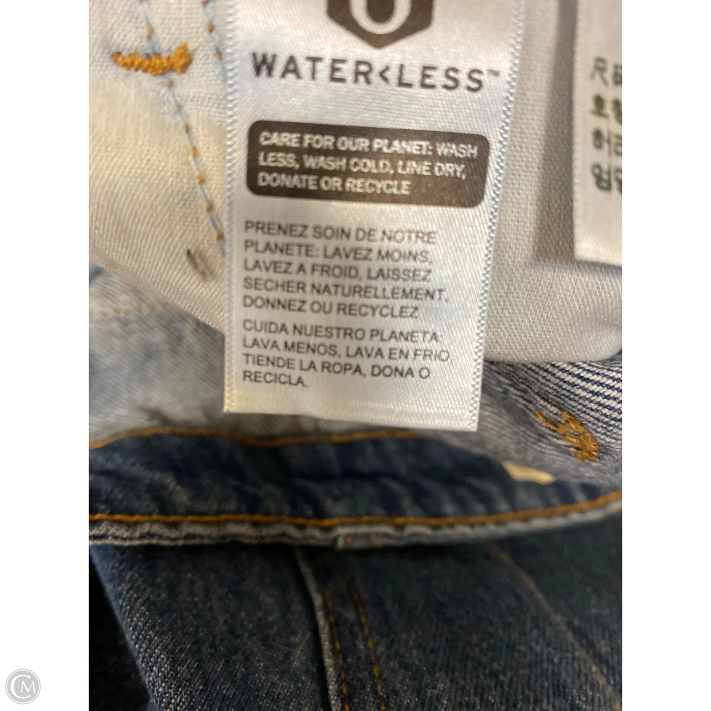 Jeans Straight By Clothes Mentor In Blue Denim, Size: 28