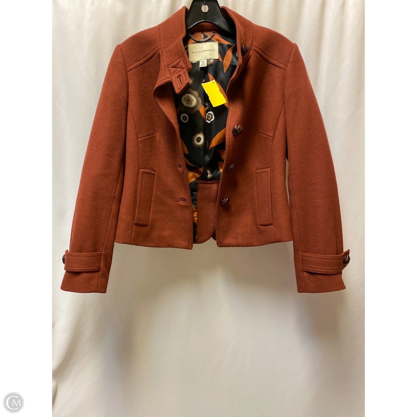 Blazer By Banana Republic In Maroon, Size: Xs