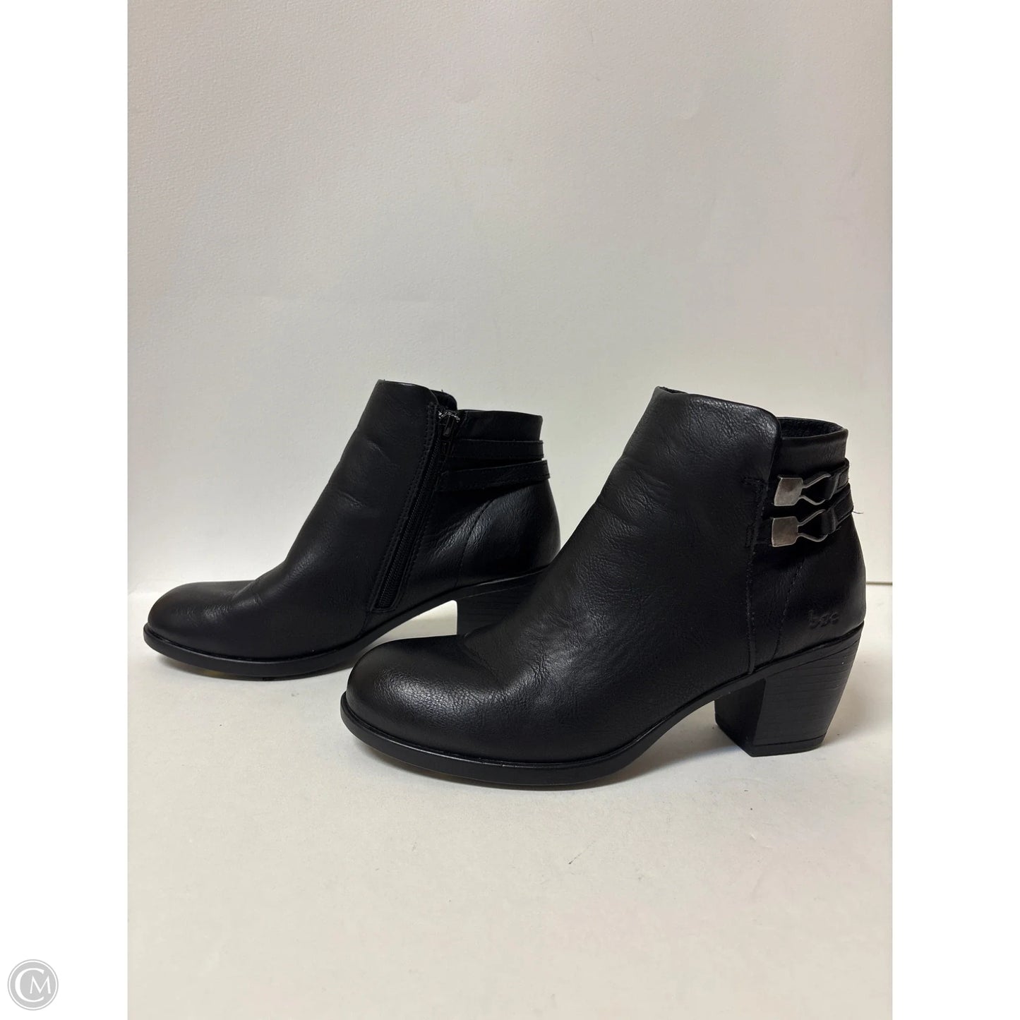 Boots Ankle Heels By Boc In Black, Size: 7.5