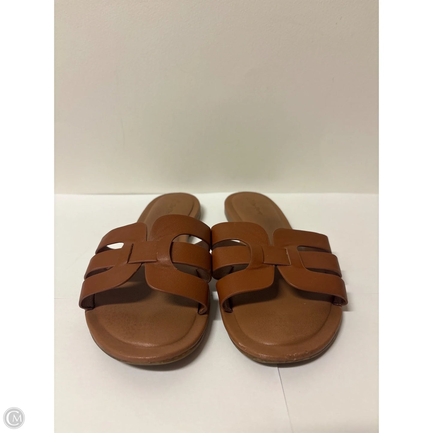 Sandals Flats By The Drop In Brown, Size: 9