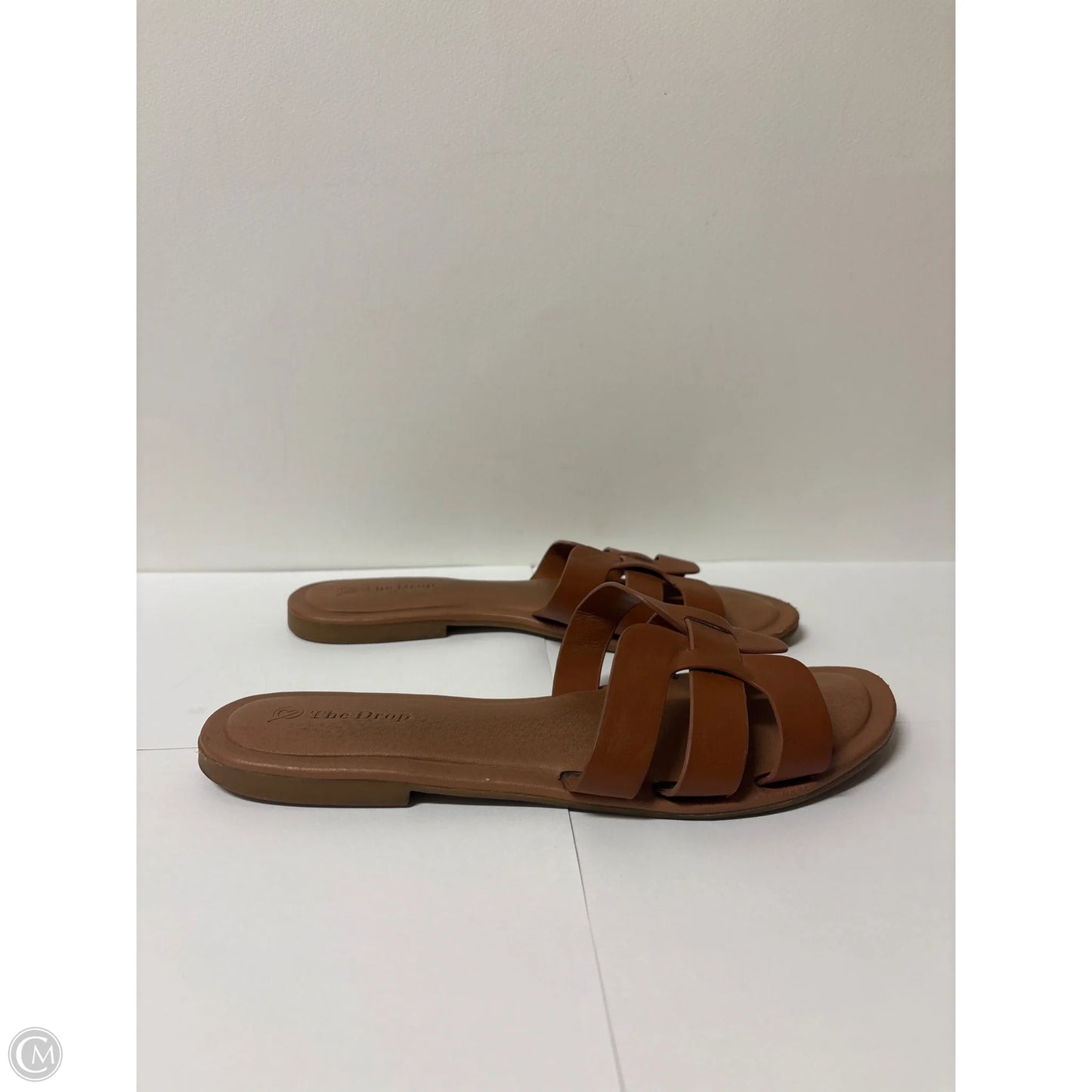Sandals Flats By The Drop In Brown, Size: 9