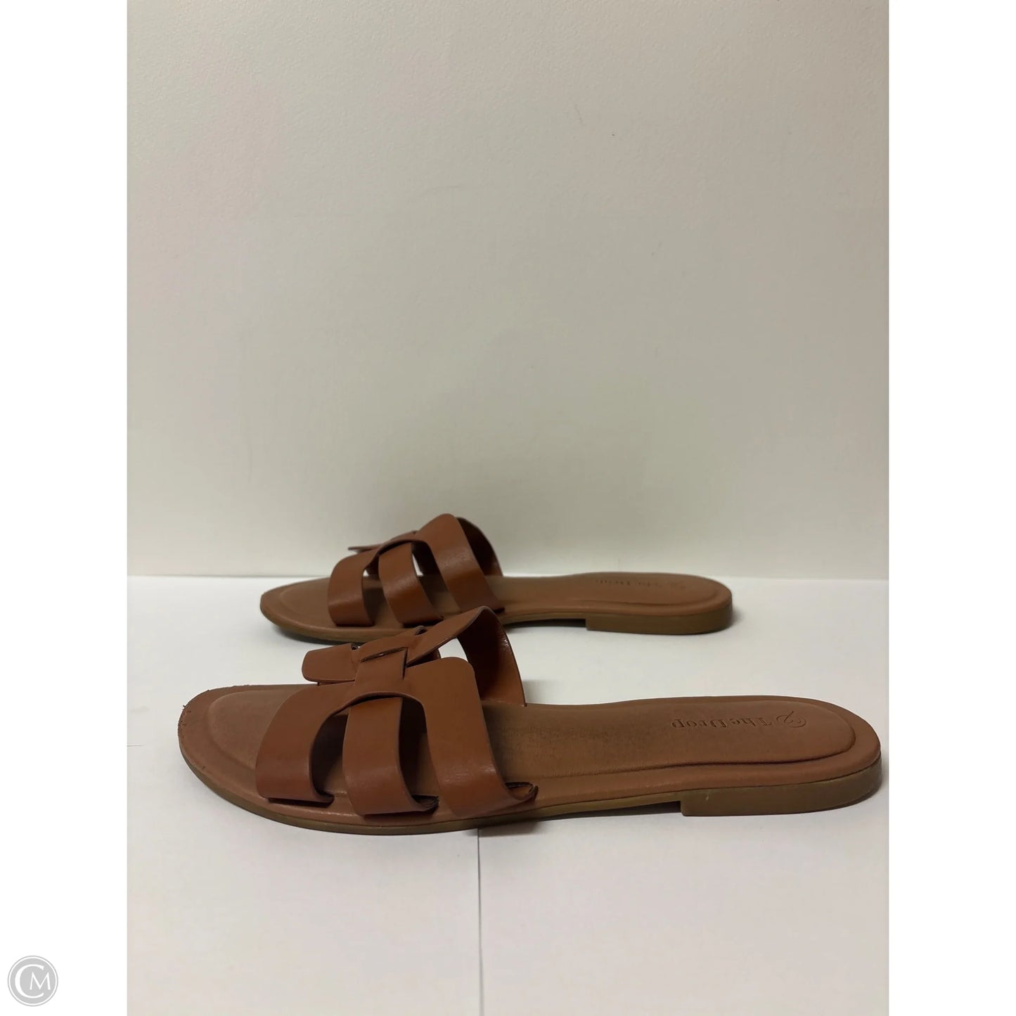 Sandals Flats By The Drop In Brown, Size: 9