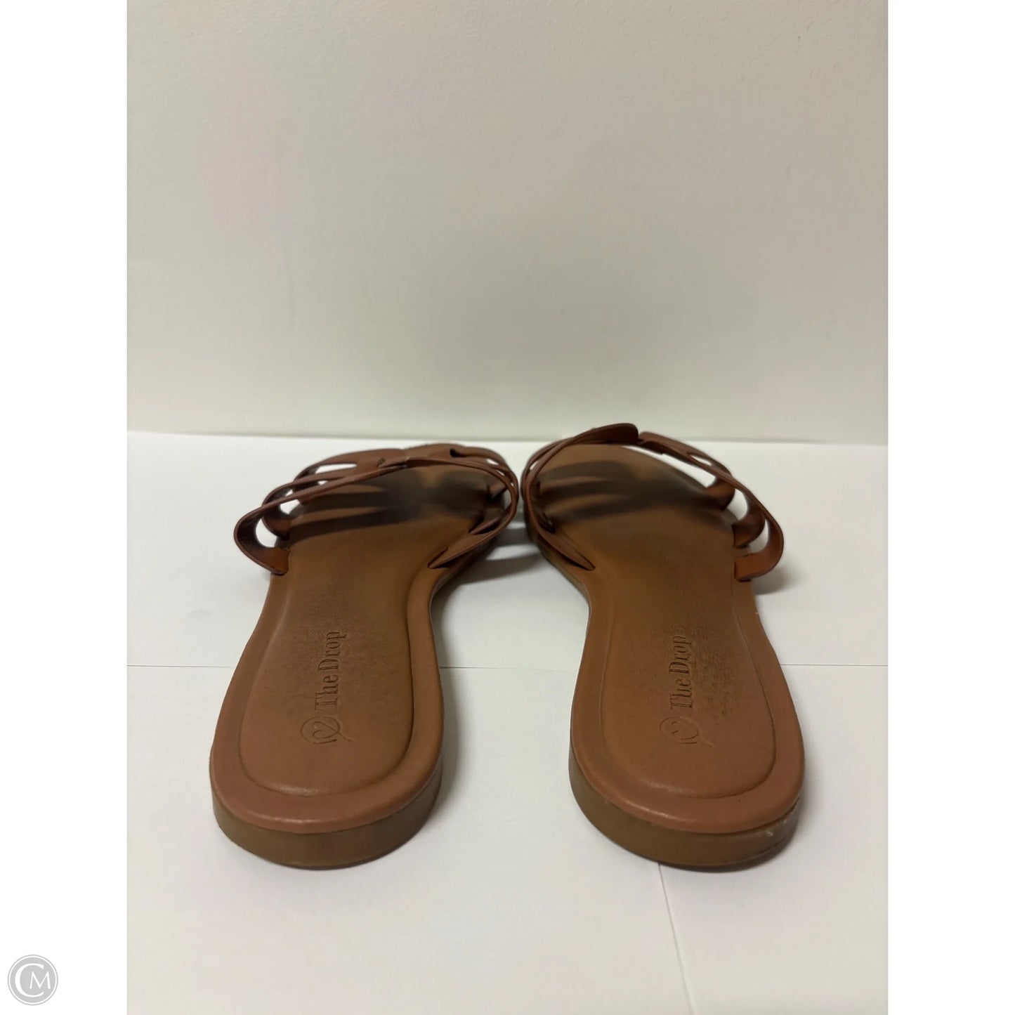 Sandals Flats By The Drop In Brown, Size: 9