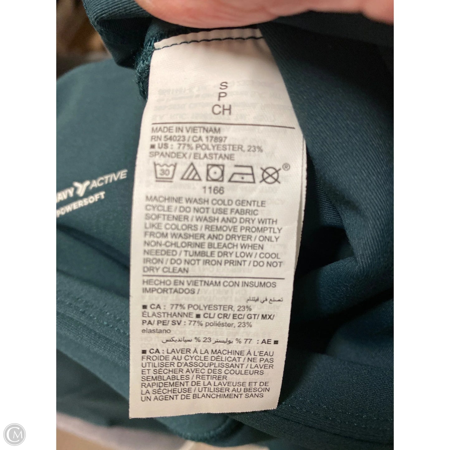 Athletic Leggings By Old Navy In Green, Size: S