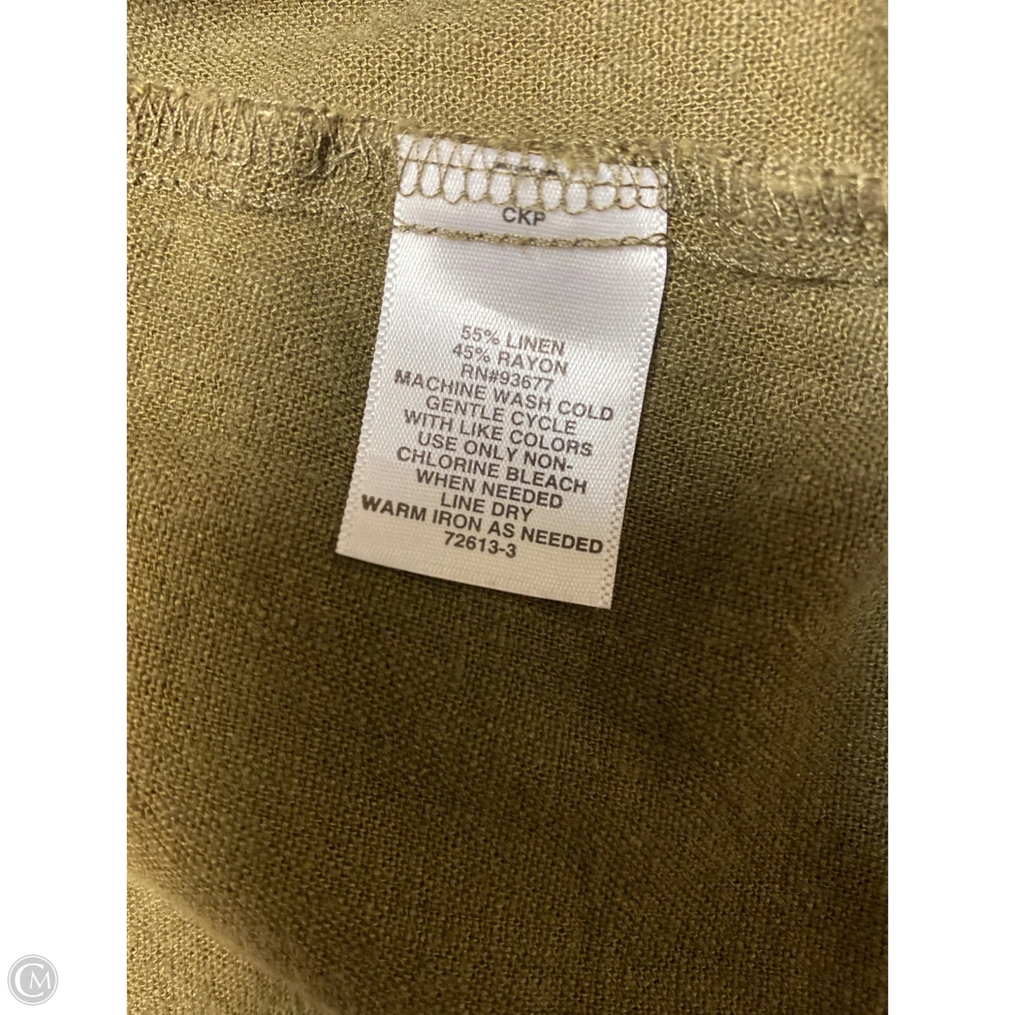 Dress Casual Maxi By Liz Claiborne In Green, Size: Xxl