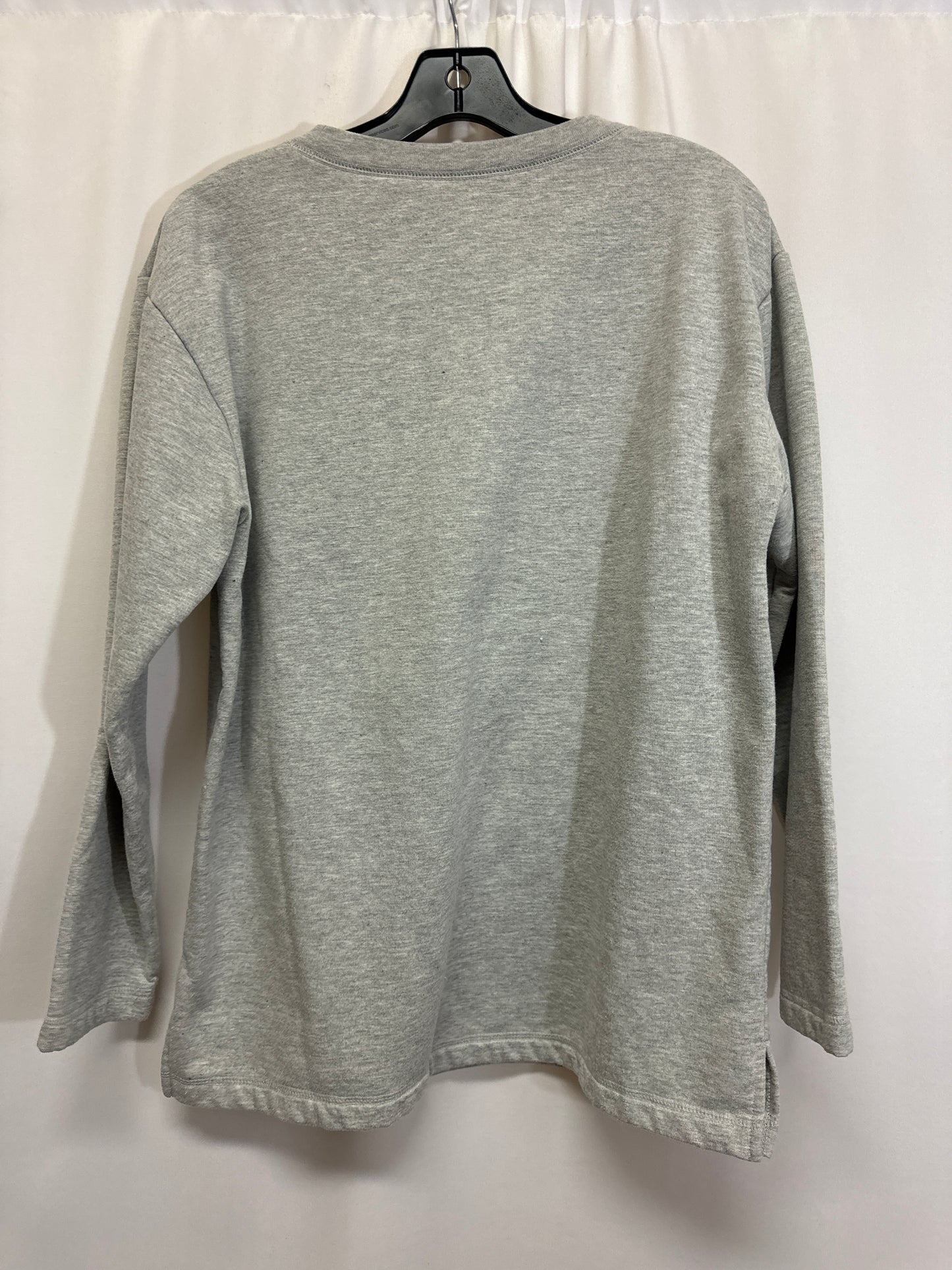 Sweatshirt Crewneck By Passport In Grey, Size: M