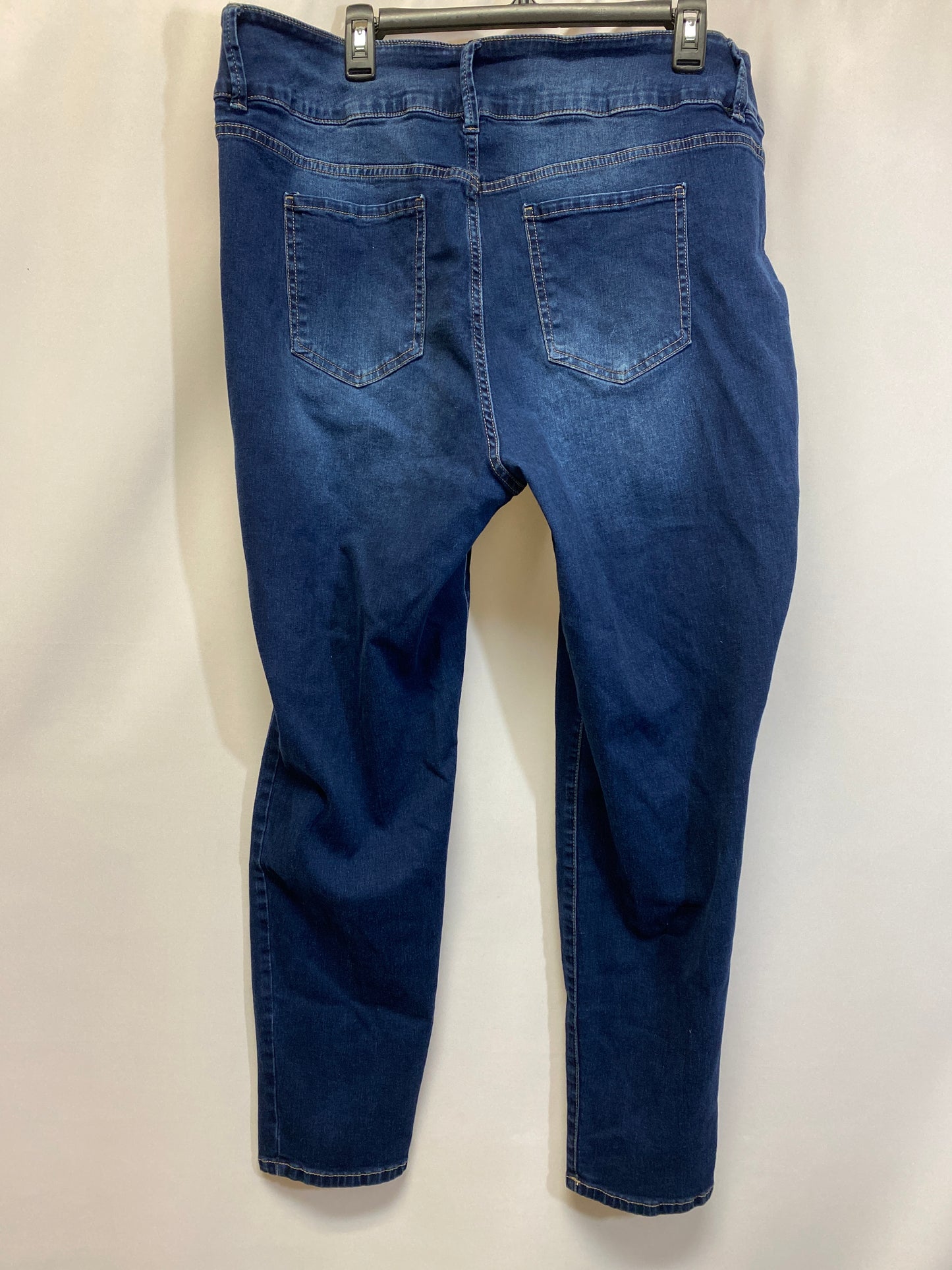 Blue Denim Jeans Skinny Royalty, Size 18w