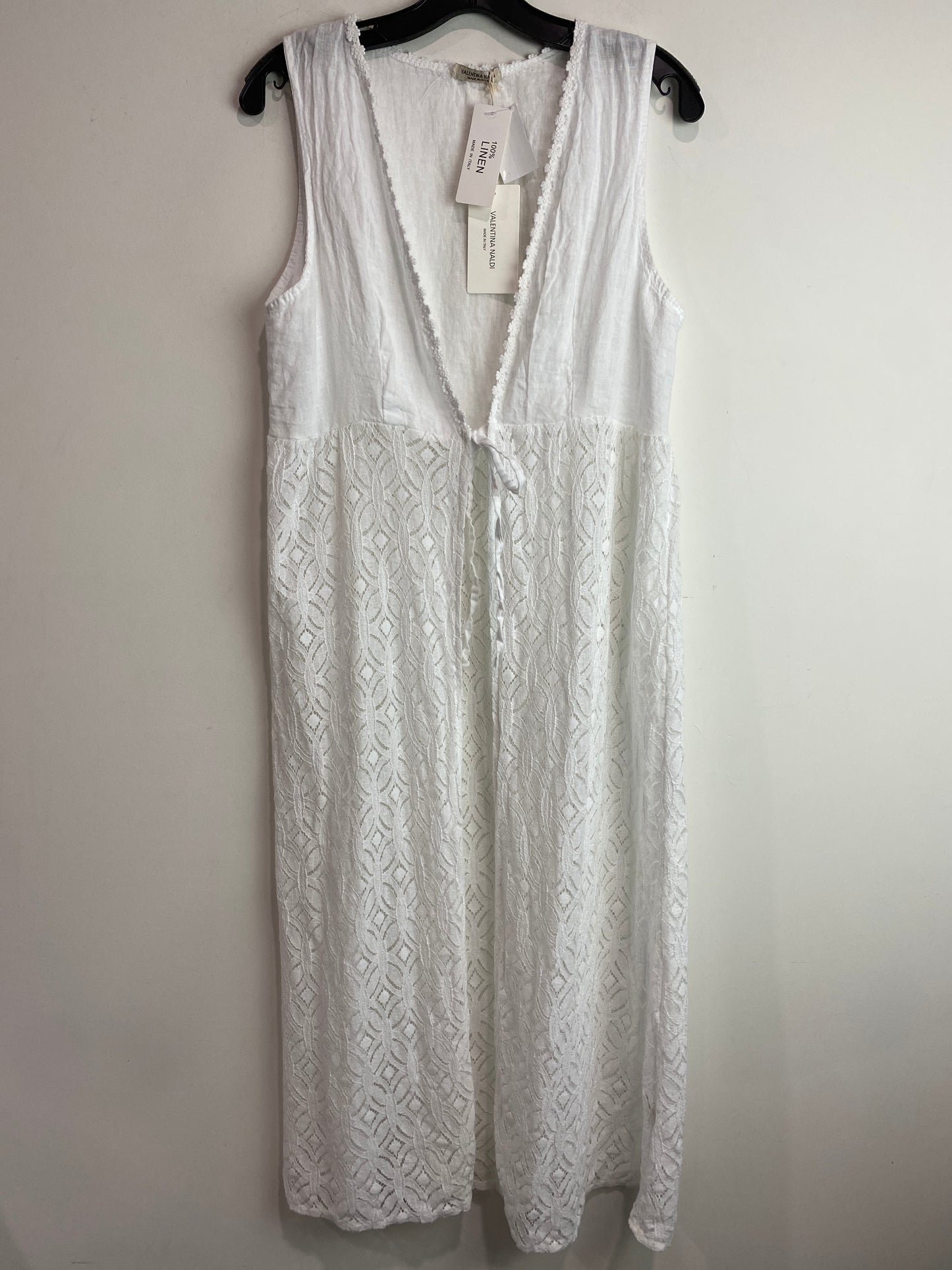 Swimwear Cover-up By Clothes Mentor In White, Size: Onesize