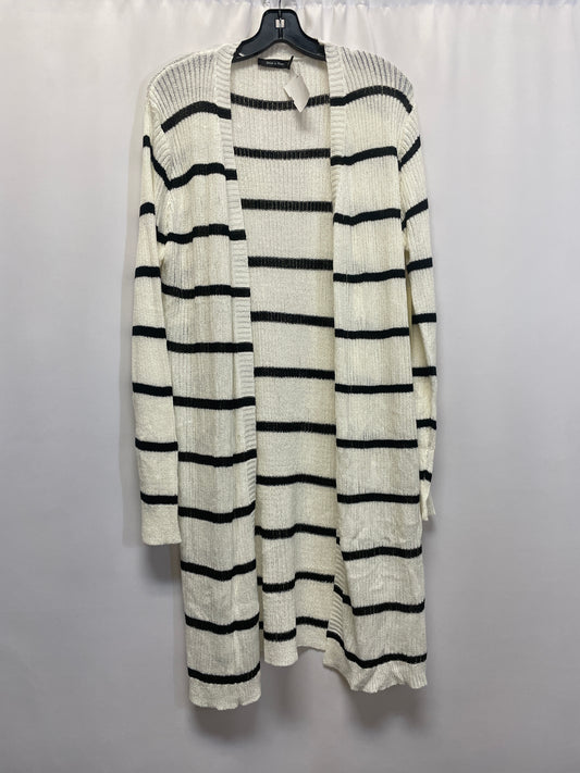 Cardigan By Doe & Rae In Black & White, Size: 1x