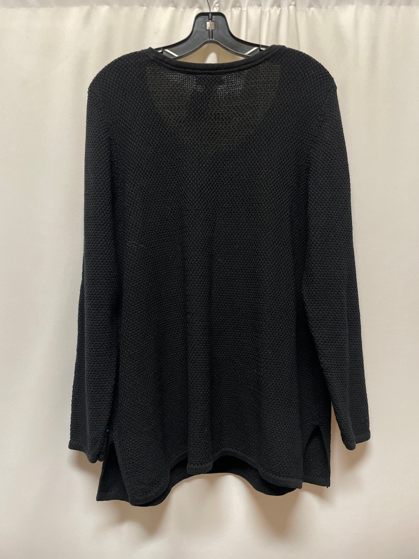 Sweater By Charter Club In Black, Size: 2x