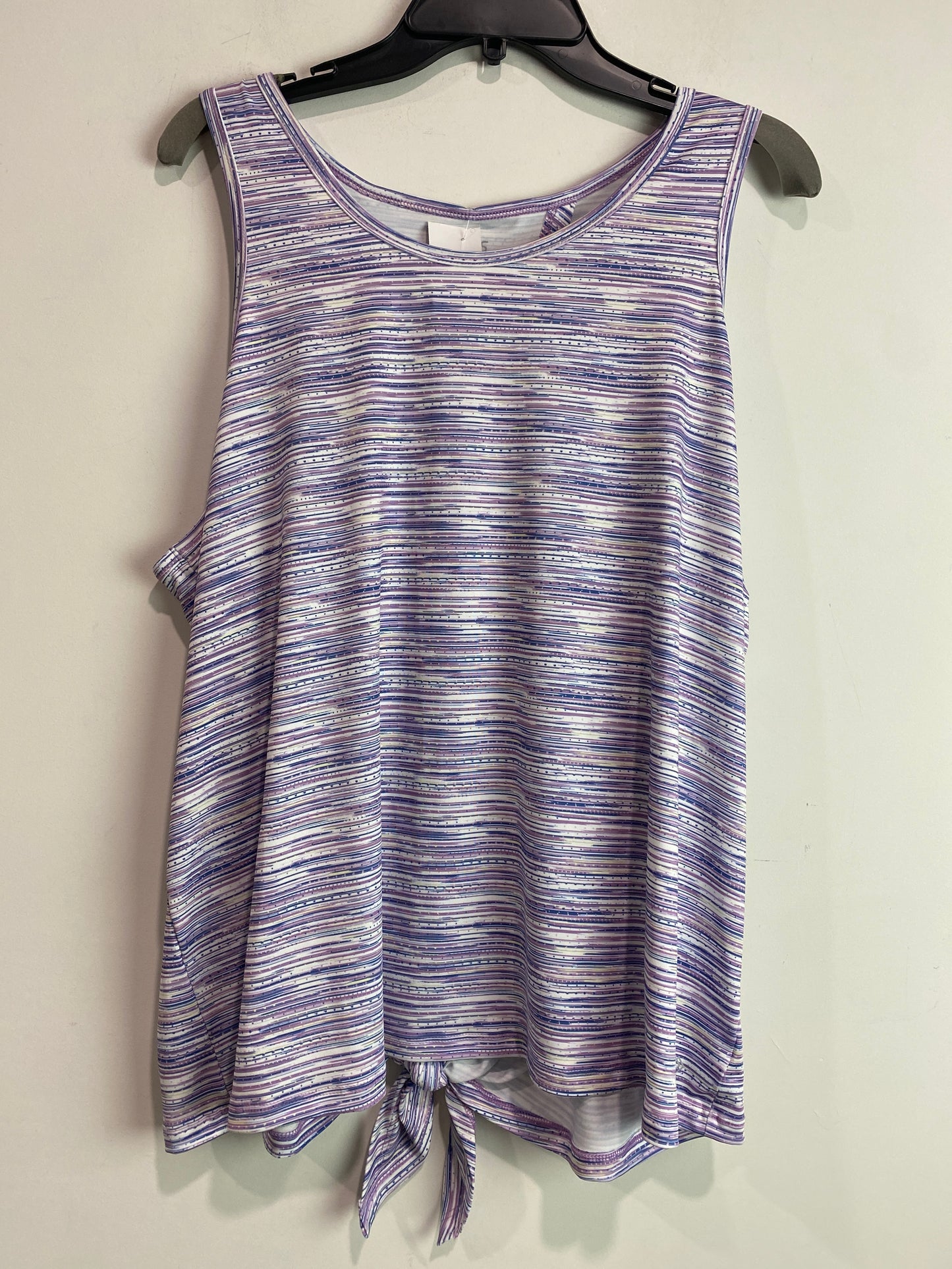 Athletic Tank Top By Zelos In Purple, Size: XXL