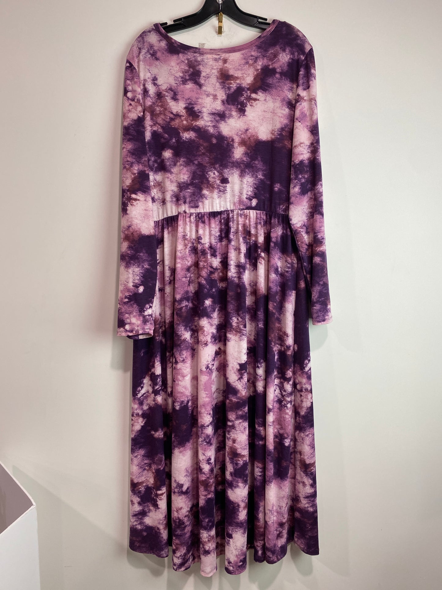 Dress Casual Maxi By Lularoe In Pink & Purple, Size: 2x