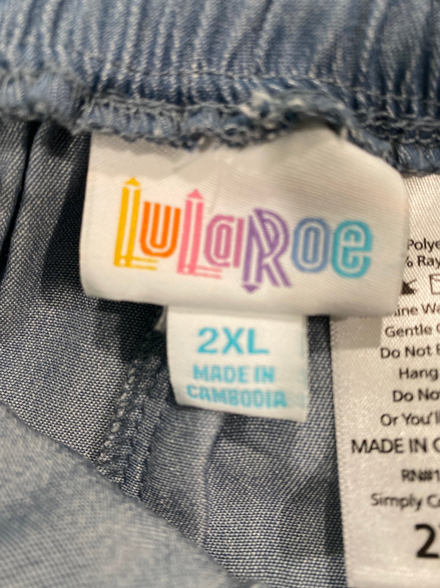 Pants Other By Lularoe In Blue, Size: 2x