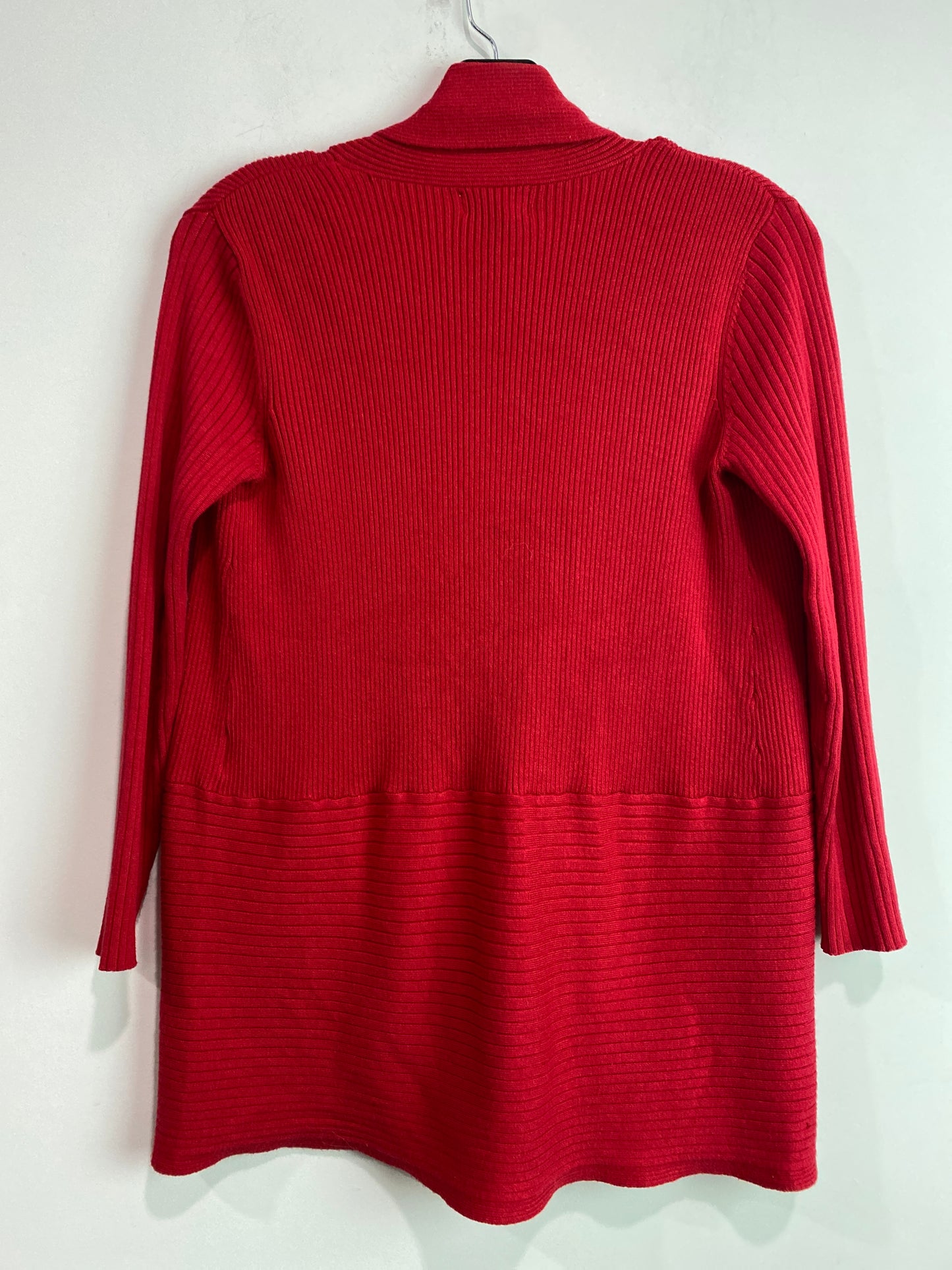 Cardigan By Jm Collections In Red, Size: S