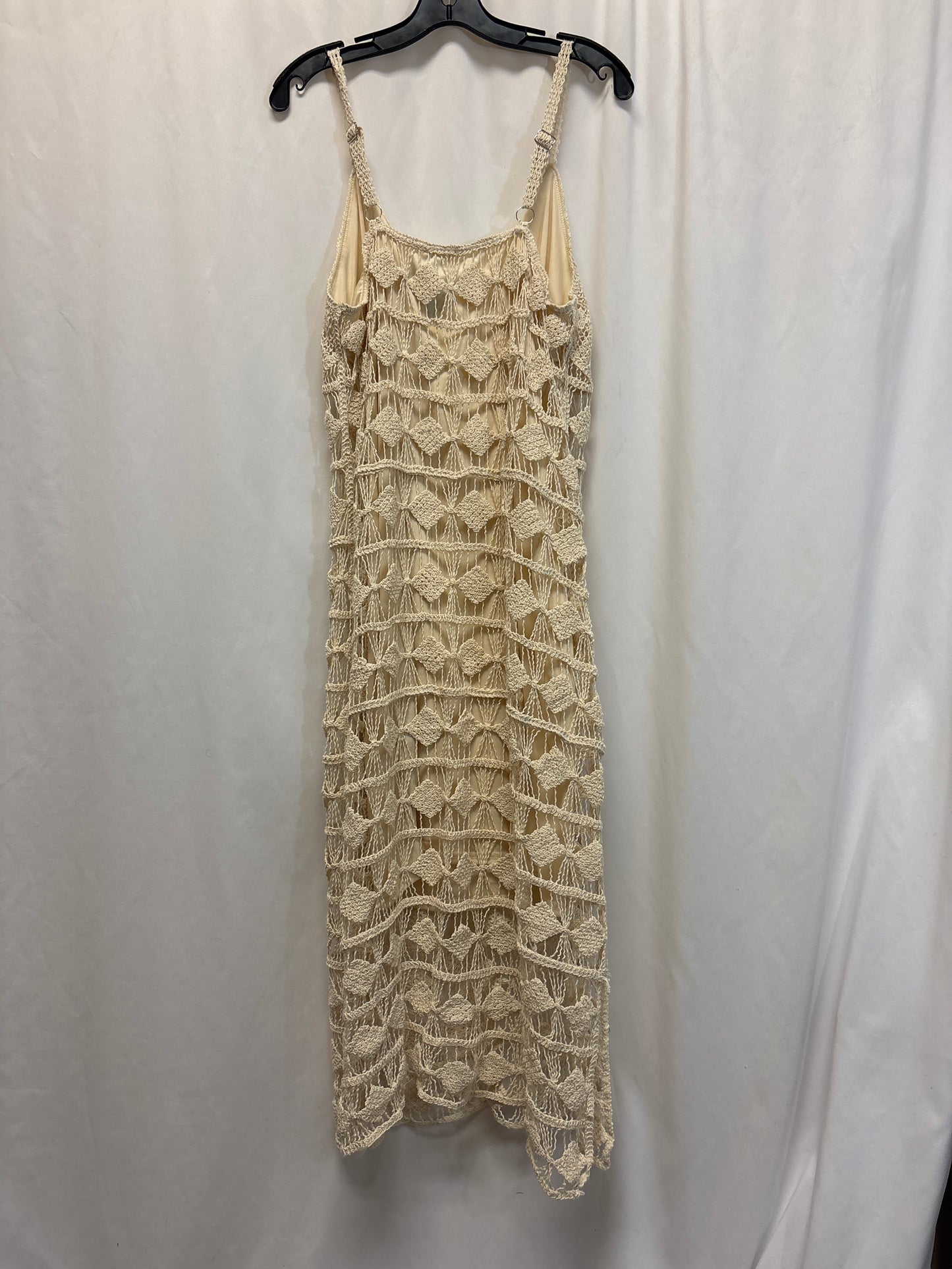 Dress Casual Maxi By Clothes Mentor In Beige, Size: 1x