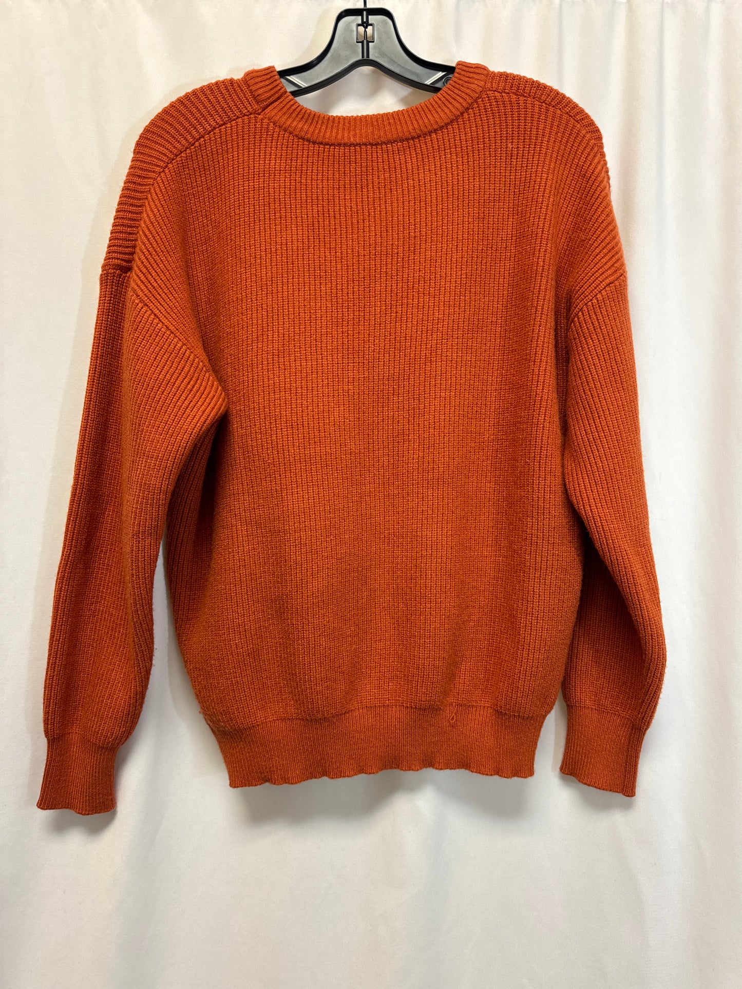 Sweater By Clothes Mentor In Orange, Size: L