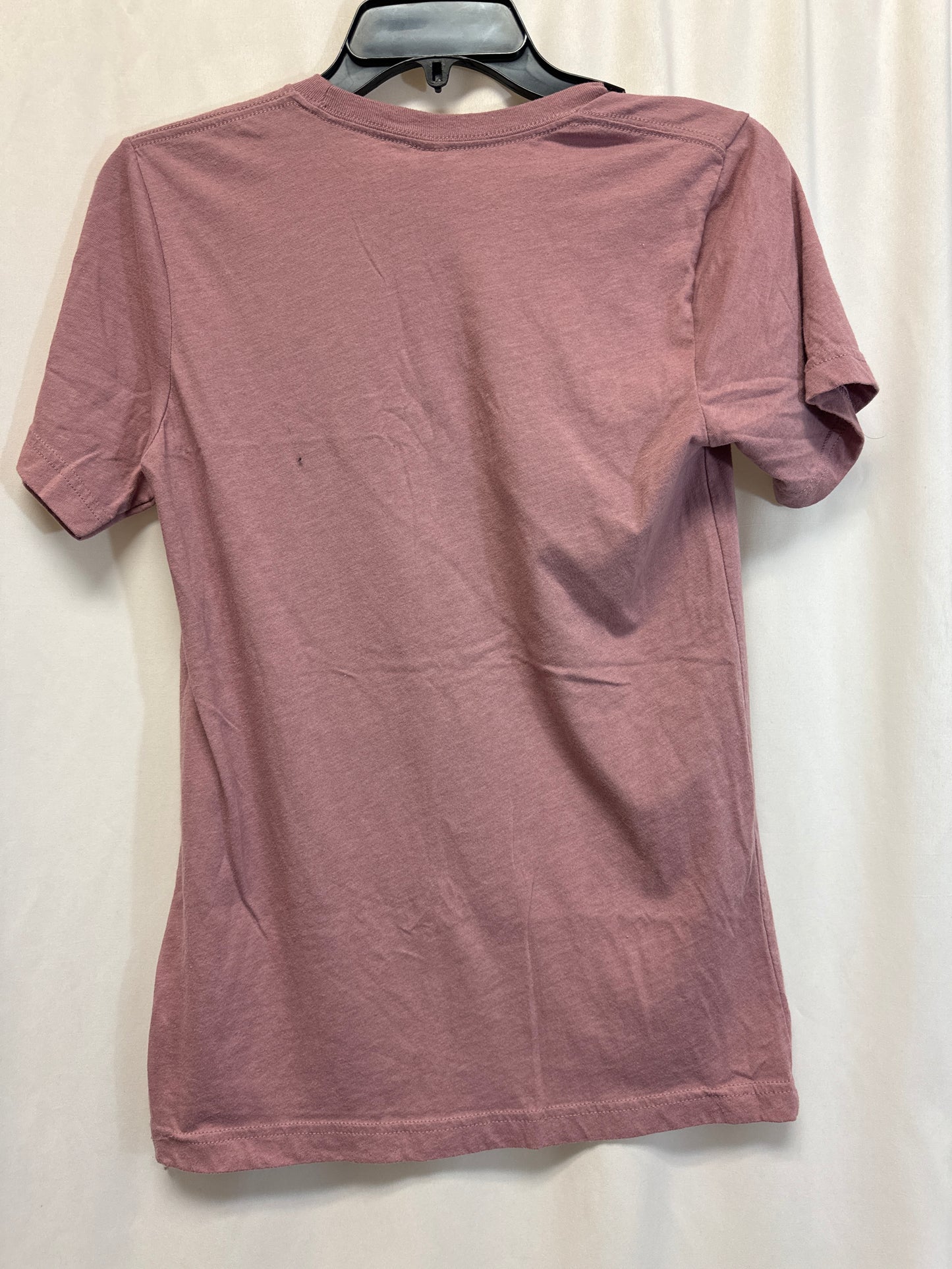 Top Short Sleeve By Bella + Canvas In Purple, Size: S