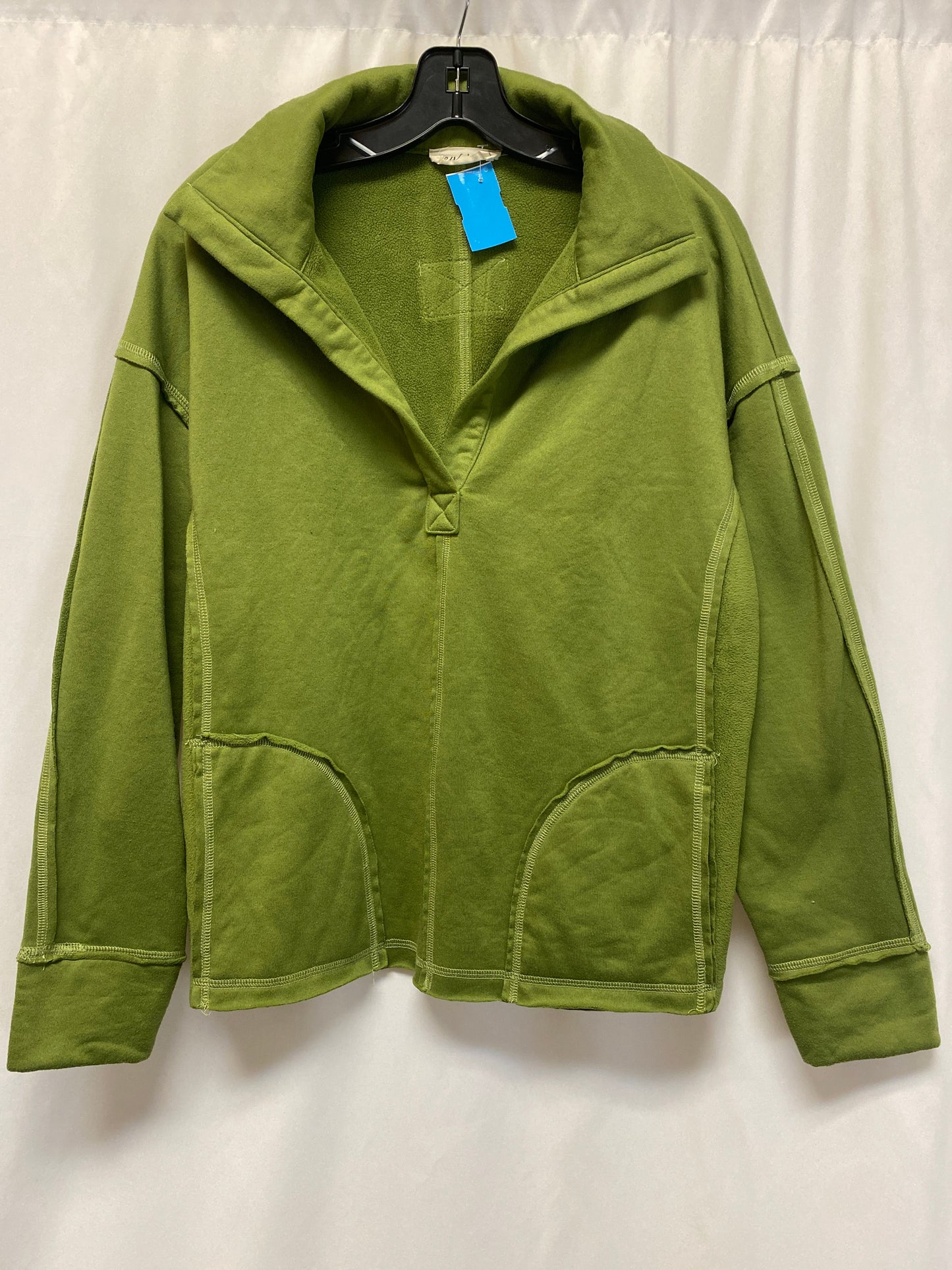 Top Long Sleeve By Clothes Mentor In Green, Size: M