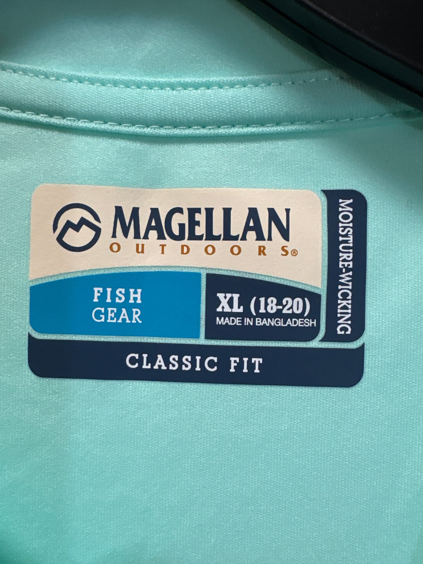 Top Long Sleeve By Magellan In Teal, Size: Xl