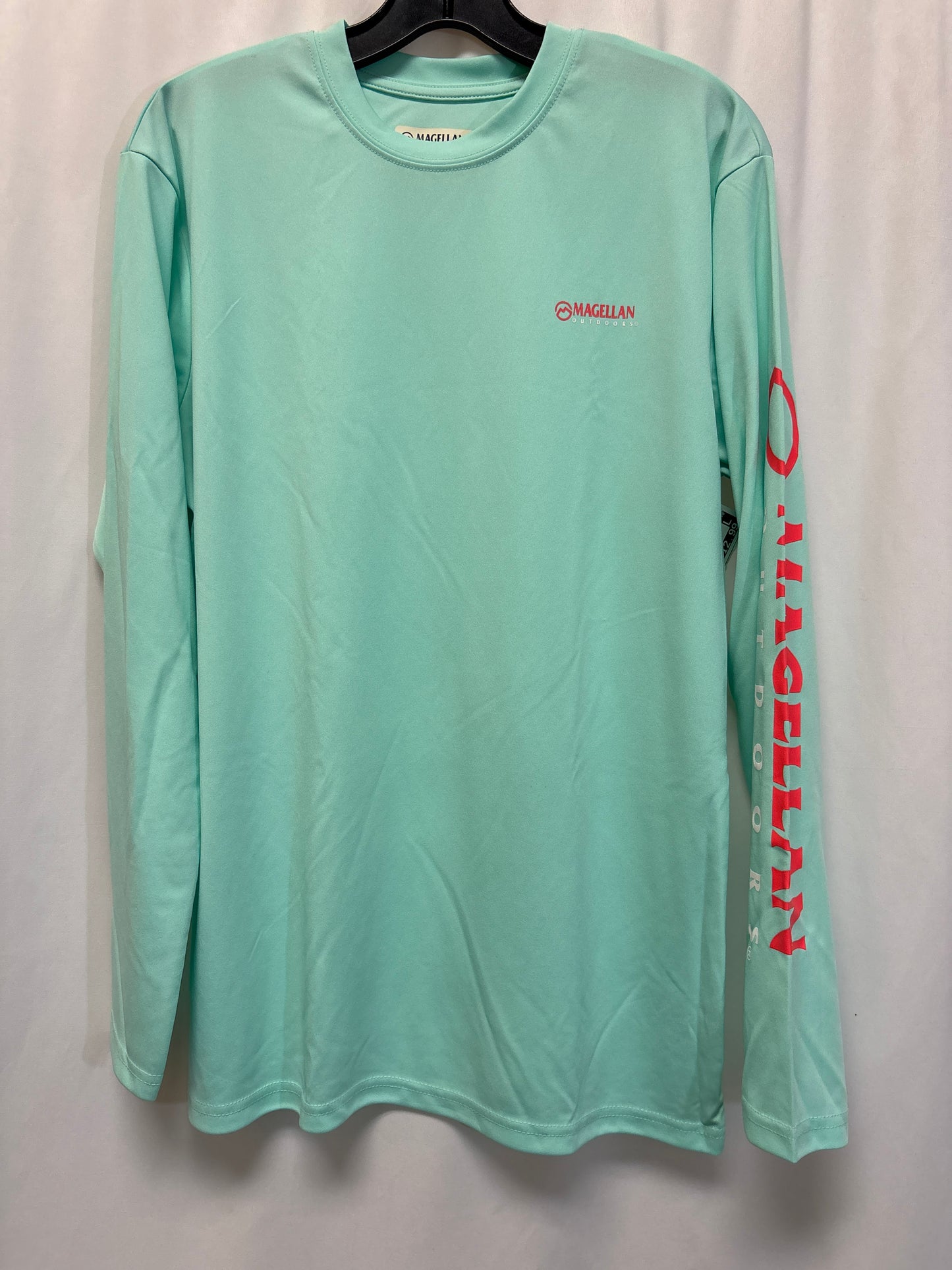 Top Long Sleeve By Magellan In Teal, Size: S