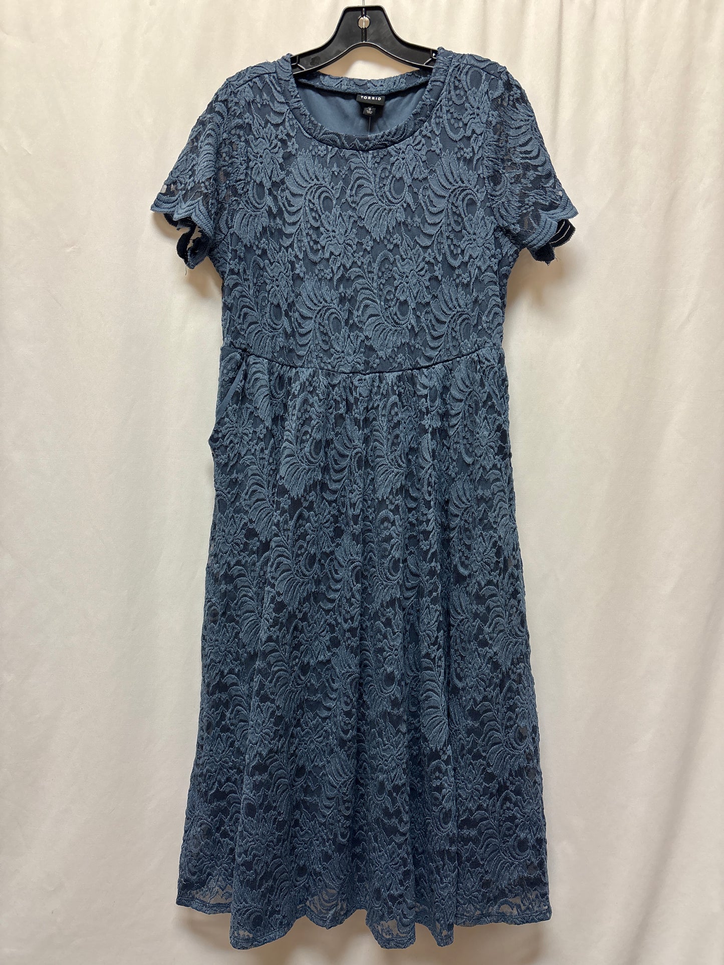 Dress Casual Maxi By Torrid In Blue, Size: 0