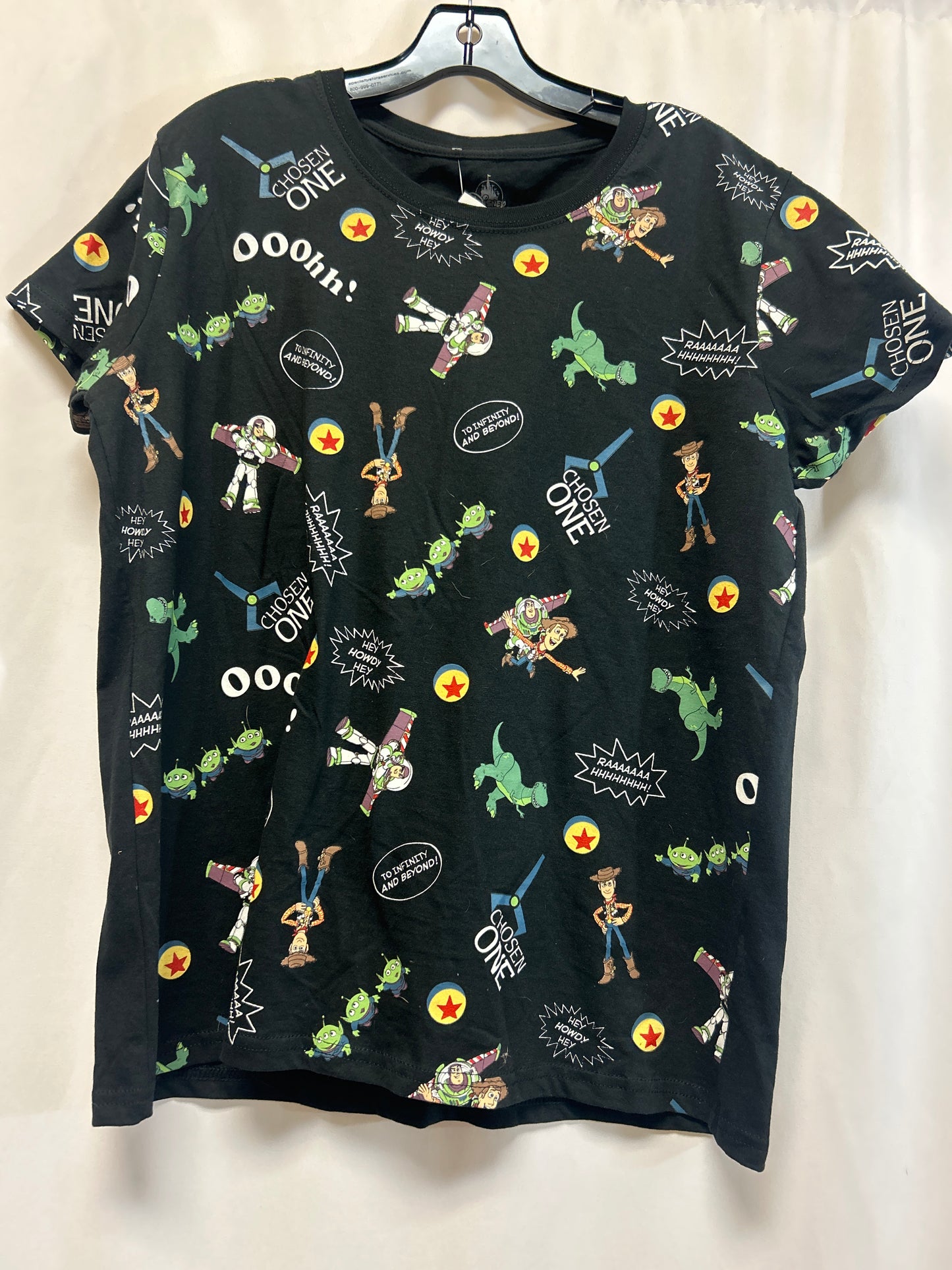 Top Short Sleeve By Disney Store In Black, Size: Xl