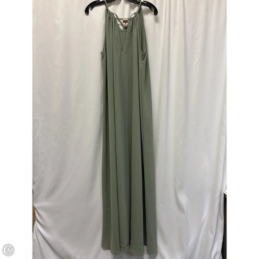 Dress Casual Maxi By Shein In Green, Size: Xl