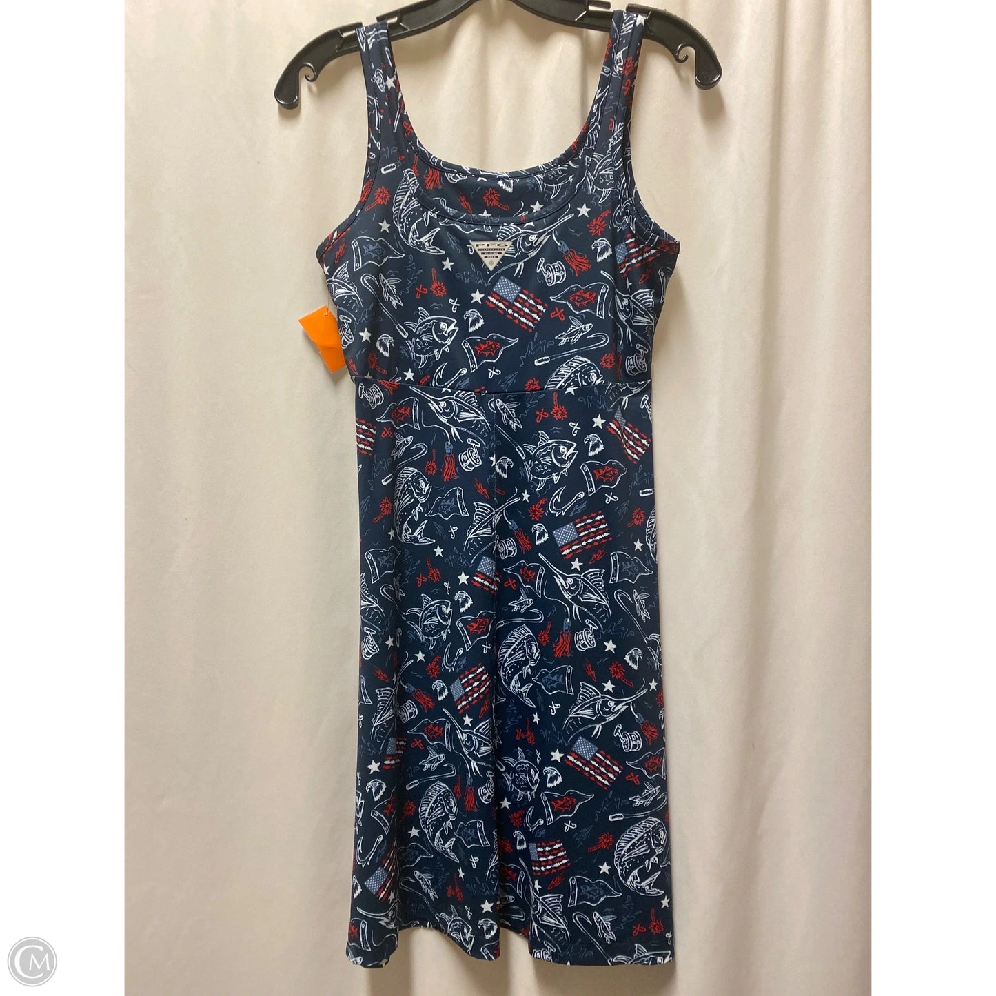 Swimwear Cover-up By Columbia In Blue & Red & White, Size: Sp