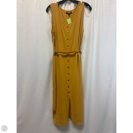 Dress Casual Maxi By Clothes Mentor In Yellow, Size: Xl