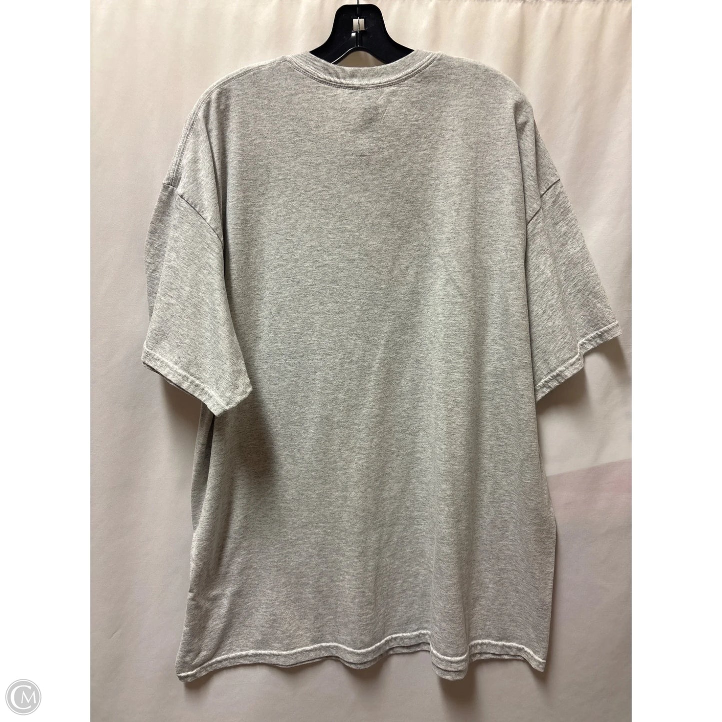 Top Short Sleeve By Gildan In Grey, Size: Xxl