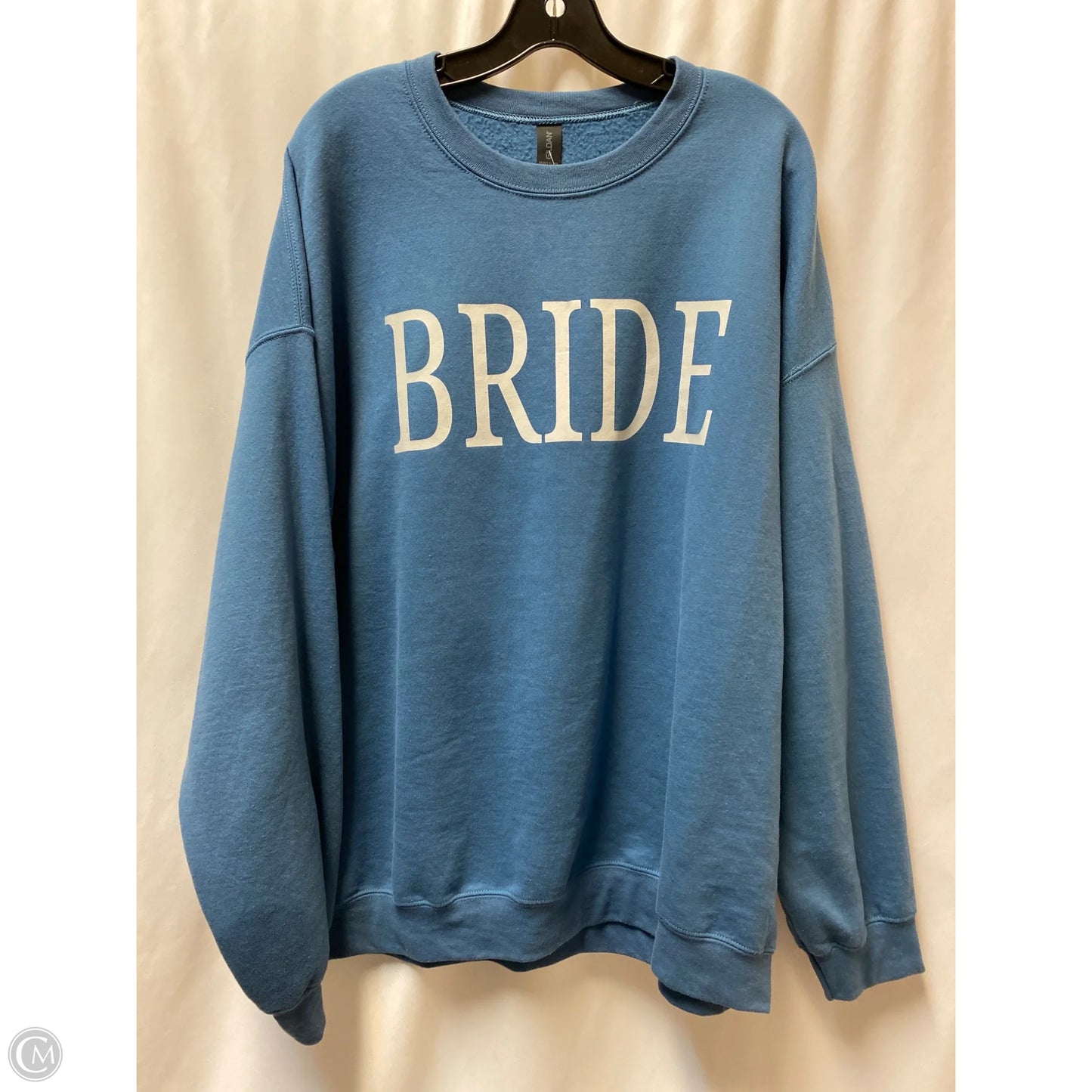 Sweater By Gildan In Aqua, Size: 2x