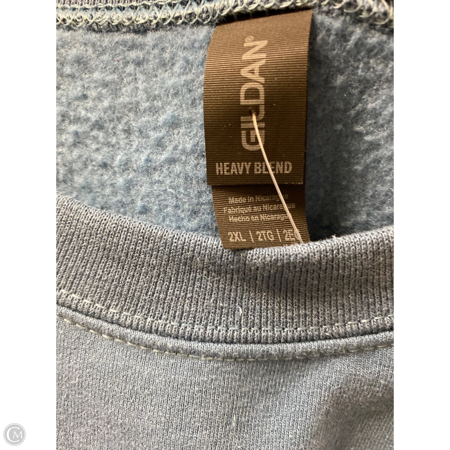 Sweater By Gildan In Aqua, Size: 2x