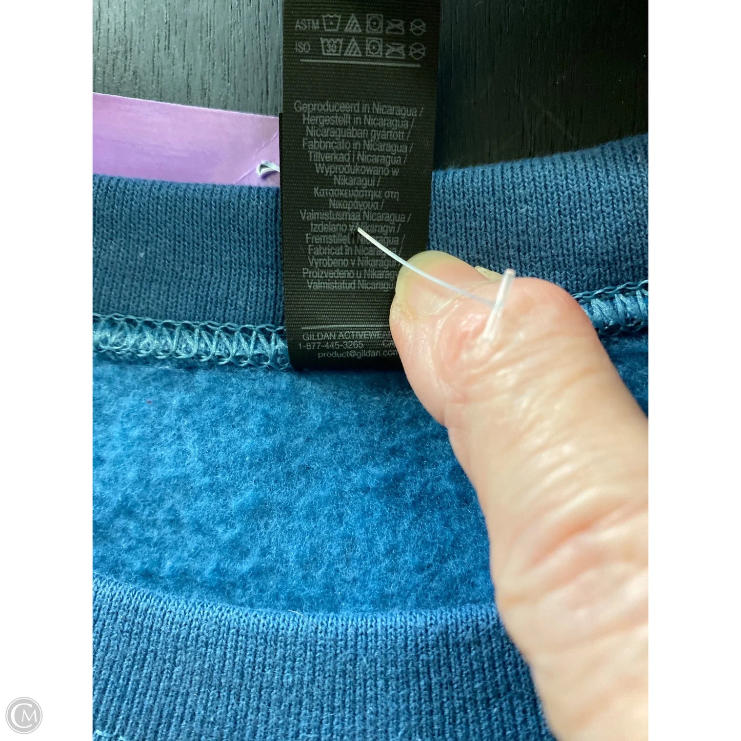 Sweater By Gildan In Aqua, Size: 2x