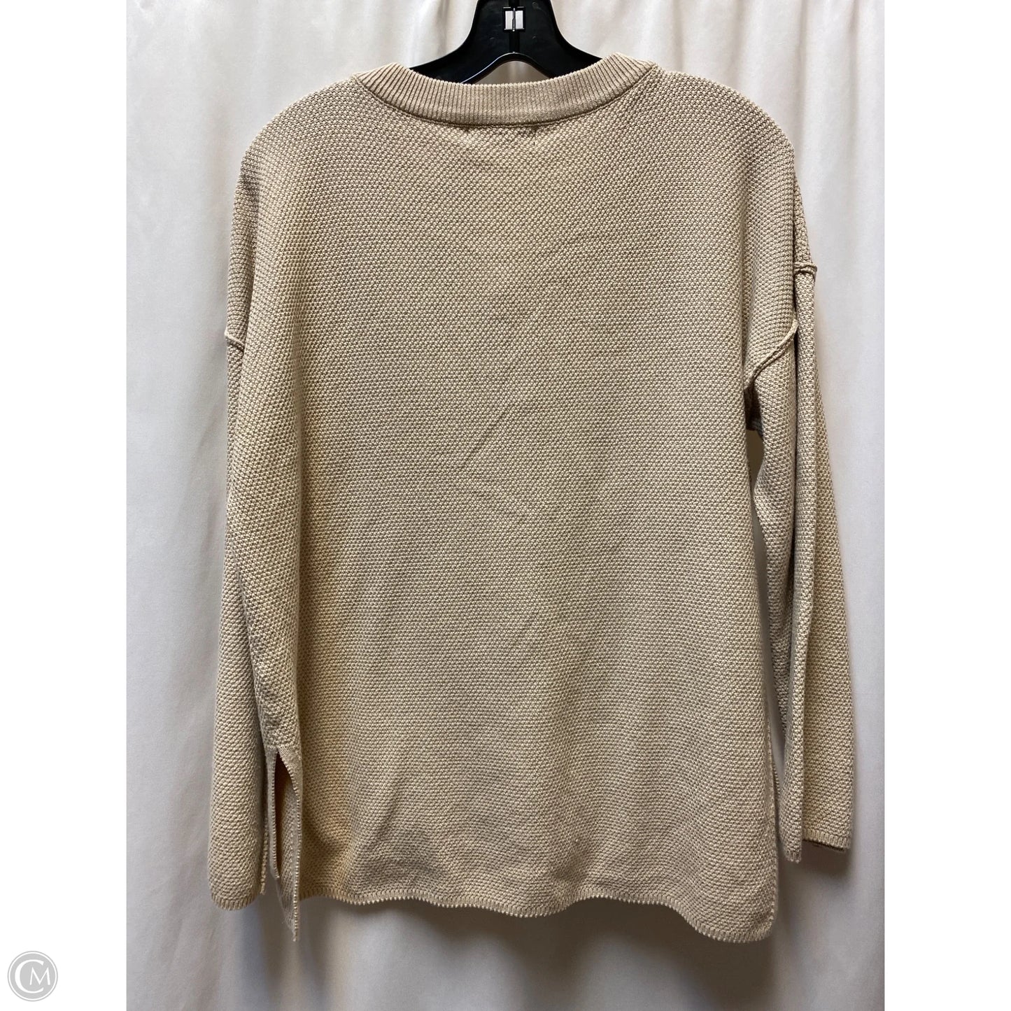 Sweater By Clothes Mentor In Tan, Size: M