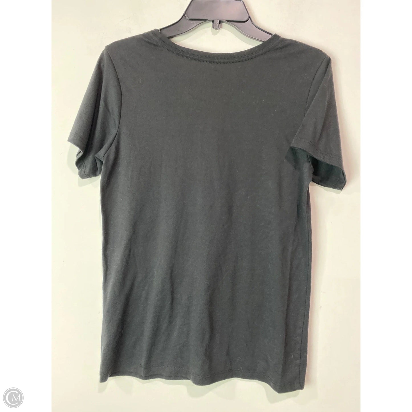 Top Short Sleeve By Holiday Time In Black, Size: S