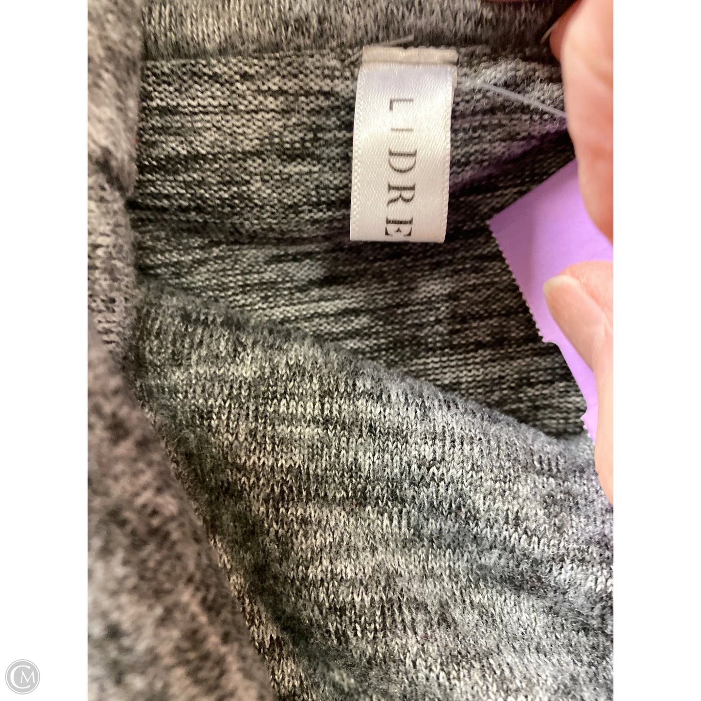 Sweater By Clothes Mentor In Grey, Size: L