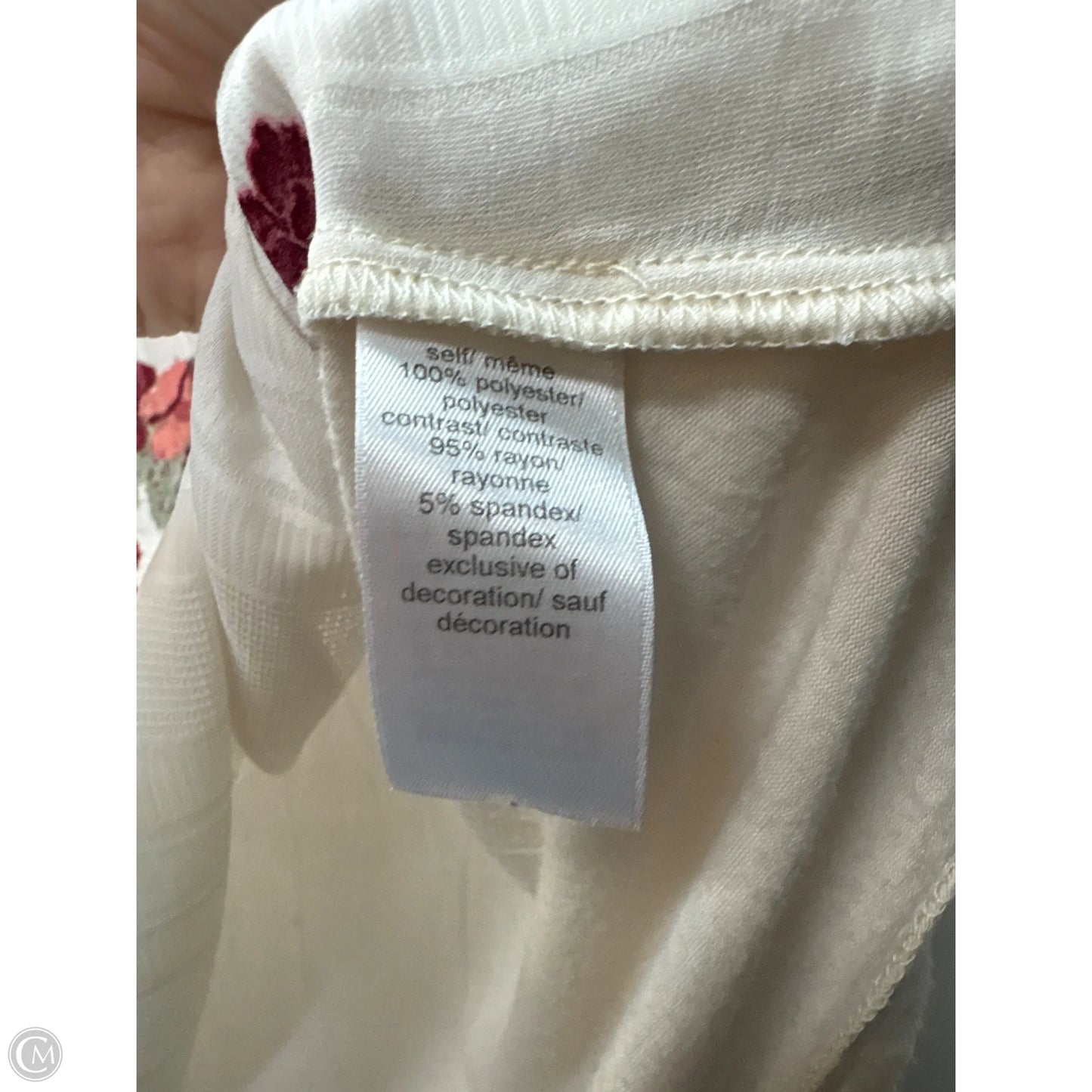 Top Short Sleeve By Maurices In White, Size: M